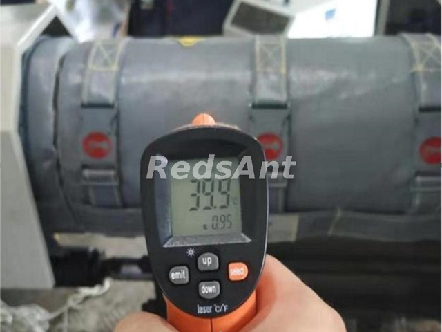 震雄120T注塑机耐高温气凝胶隔热罩